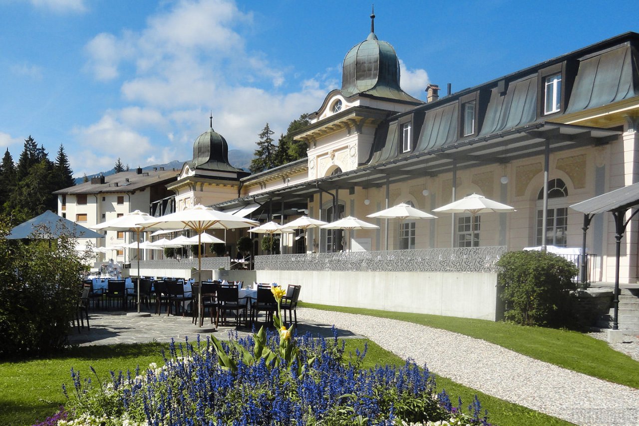 弗利姆斯Waldhaus Alpine婚礼